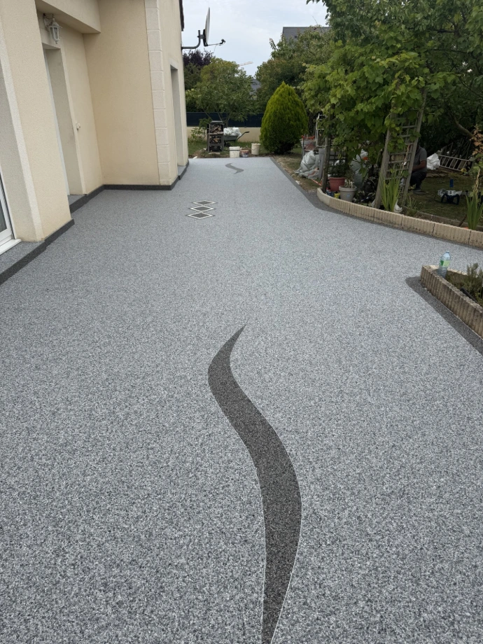 Motif résine à Caen