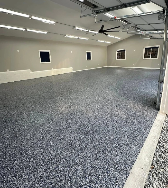 Résine epoxy garage à Villers Bocage